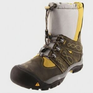 KEEN Women's Brixen WP Winter Boot,Dark Shadow/Golden Olive Size 8US